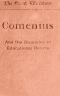 [Gutenberg 58483] • Comenius and the Beginnings of Educational Reform